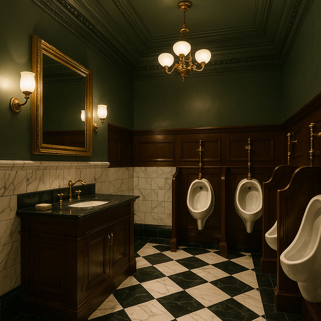 Gents Luxury Washroom – The Drunken Apple